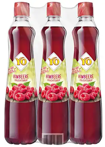 Himbeersirup YO Sirup Himbeere, 6er Pack (6 x 700 ml)
