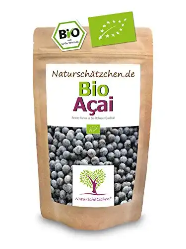 Acai-Beere Naturschätzchen Bio Acai Pulver (Acaipulver), 100g