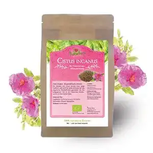 Cistus-Tee Naturherz Bio Cistus incanus, Original Zistrose, 500g