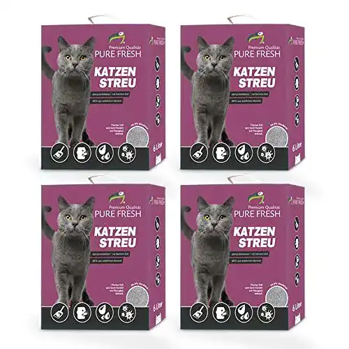 Katzen-Klumpstreu KAHU Pure Fresh Katzenstreu Babypuderduft