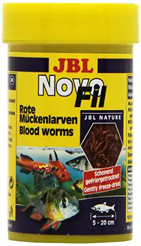 Mückenlarven JBL NovoFil 30260, Ergänzungsfutter, Rote, 100 ml