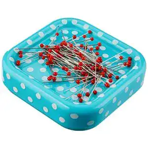 Nadelkissen Prym Love magnet, Glaskopfnadel, 9g, rot
