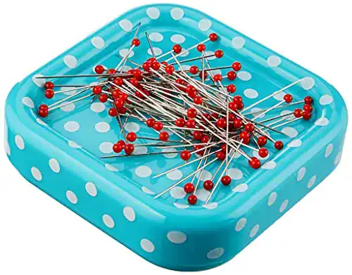 Nadelkissen Prym Love magnet, Glaskopfnadel, 9g, rot