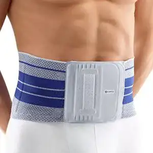 Rückenbandage mit Pelotte BAUERFEIND LumboTrain titan Gr. 4