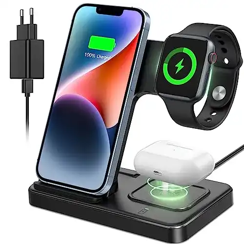 Apple-Ladestation-3-in-1 CAVN 3 in 1 Kabelloses Ladegerät