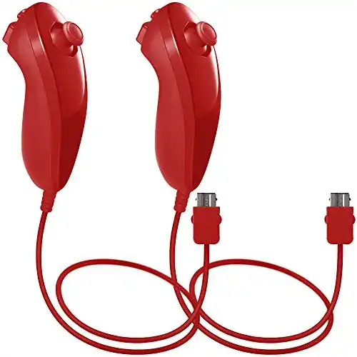 Wii-Nunchuk AFUNTA Nunchuck Controllers für Nintendo Wii U