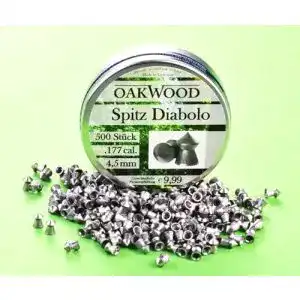 Luftgewehr-Munition OAKWOOD 500 SCHUSS SPITZ DIABOLOS