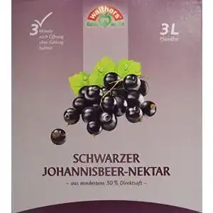 Schwarzer Johannisbeersaft Walther’s Walthers (1 x 3 l Saftbox)
