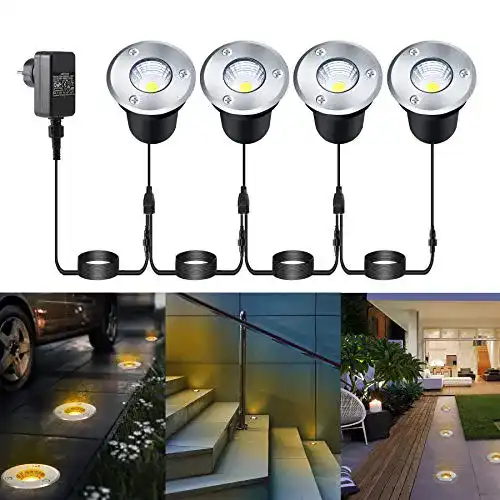 Bodeneinbaustrahler Greenclick 4 in 1 LED Bodenlicht