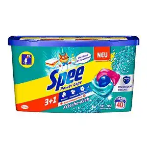 Waschmittel-Pods Spee Power Caps Frische-Kick 3+1