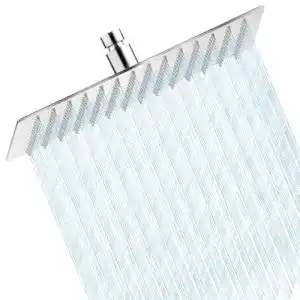 Regendusche HAUSPROFI 12 Zoll Quadratisch, Anti-Kalk-Düsen