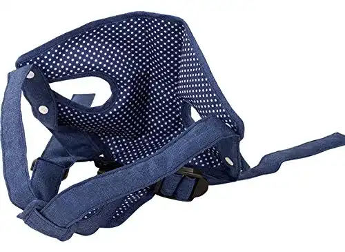 Puppentrage Götz 3402942 Puppen Bauchtrage Denim & Spots