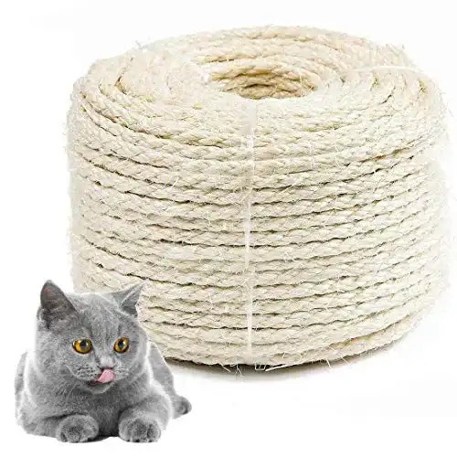 Die beste Sisalseil Bluelves für kratzbaum, Natur Sisal Seil, 6mm, 20m 2026 Test Bestseller Sisalseil Bluelves für kratzbaum, Natur Sisal Seil, 6mm, 20m