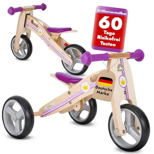 Laufrad (Holz) BIKESTAR Mini Kinder Laufrad Holz Lauflernrad