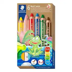 Dicke Buntstifte Staedtler 140 C6 3in1 Buntstift Noris junior