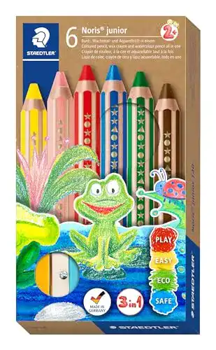 Dicke Buntstifte Staedtler 140 C6 3in1 Buntstift Noris junior