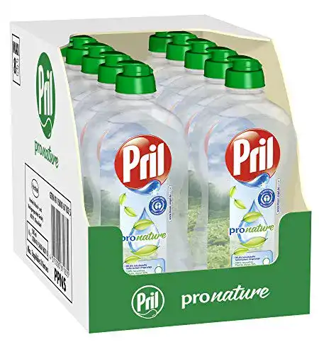 Spülmittel Pril Pro Nature, Geschirr, 10 x 500 ml, umweltfreundlich