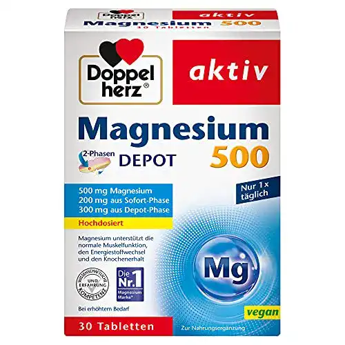 Die beste Magnesium-Brausetabletten Doppelherz Magnesium 500 2-Phasen 2026 Test Bestseller Magnesium-Brausetabletten Doppelherz Magnesium 500 2-Phasen