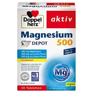Magnesium hochdosiert Doppelherz Magnesium 500 2-Phasen