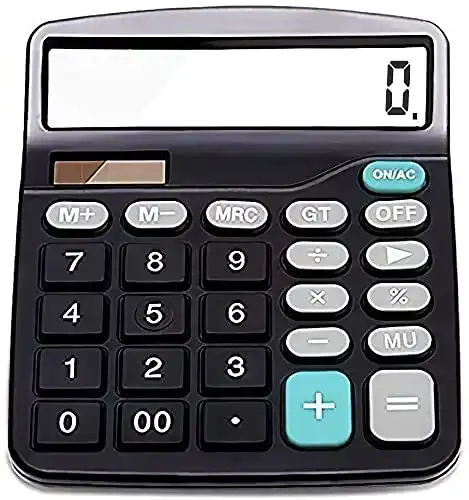 Solarrechner HANPURE Taschenrechner, Standard, Dual-Power