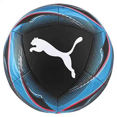 FuÃball PUMA Unisex-Adult ICON Ball Fußball, Black-Luminous 5