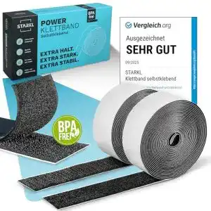 Klettband (selbstklebend) STARKL ® Extra Stark, 3m x 30mm