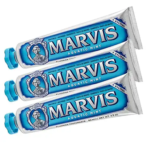 Marvis-Zahnpasta Marvis Aquatic Mint, mit Fluorid, 3 x 85 ml