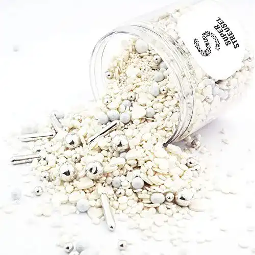 Super Streusel Super Streusel Herzblatt 90g Streusel weiß