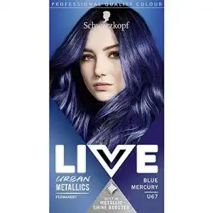 Schwarzkopf-Haarfarbe Schwarzkopf LIVE U67 Blue Mercury