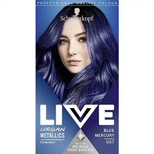 Schwarzkopf-Haarfarbe Schwarzkopf LIVE U67 Blue Mercury