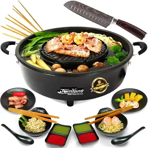 Hot Pot TomYang BBQ Der Original Thai Grill, inkl. Zubehör
