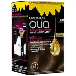 Haarfarbe hellbraun Garnier Olia Dauerhaft, ohne Ammoniak