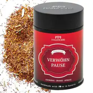 Rooibos-Tee Hallingers Genuss Manufaktur, mit Lemongras