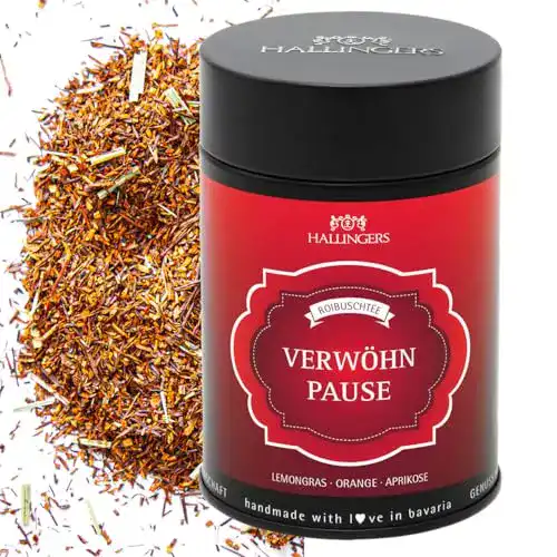 Rooibos-Tee Hallingers Genuss Manufaktur, mit Lemongras