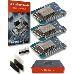 Esp8266 AZDelivery 3 x D1 Mini NodeMcu mit -12F WLAN Module