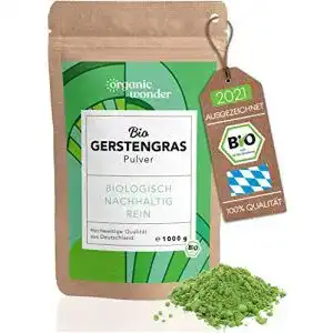 Gerstengras-Pulver Organic Wonder Gerstengras Pulver 1000g