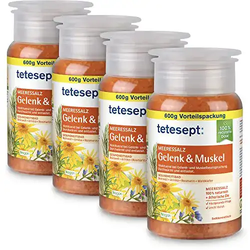 Badesalz tetesept Meeressalz Gelenk & Muskel 4 x 600 g