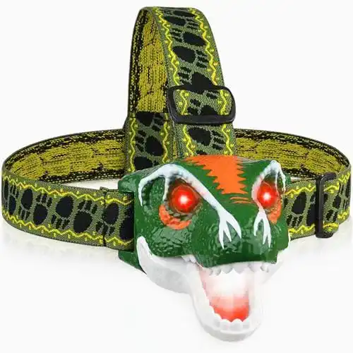 Stirnlampe (Kinder) DX DA XIN DAXIN Dinosaurier LED Stirnlampe