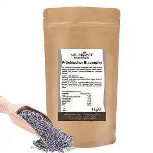 Blaumohn MR. BROWN 1kg Fränkischer, Mohn, (1 kg)