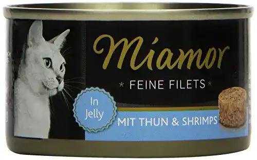 Miamor-Katzenfutter Miamor Feine Filets Thun & Shrimps 24x100g