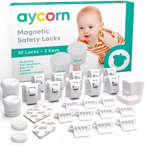 Schrankschloss Aycorn Magnetisches für Kinder und Babys