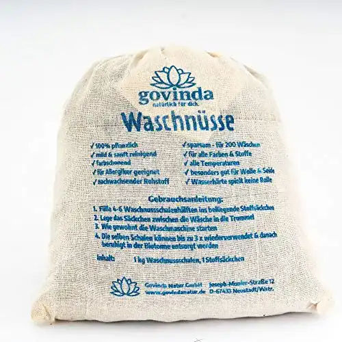 Die beste Waschnüsse Govinda Natur GmbH Waschnuss-Schalen 1 kg 2026 Test Bestseller Waschnüsse Govinda Natur GmbH Waschnuss-Schalen 1 kg