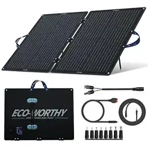 Mobile Solaranlage ECO-WORTHY 120W Faltbares Solarpanel