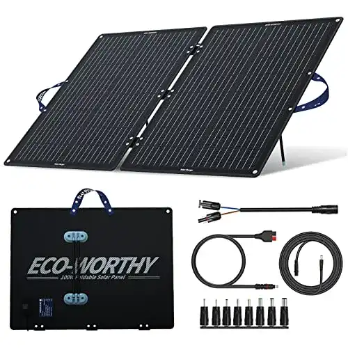 Mobile Solaranlage ECO-WORTHY 120W Faltbares Solarpanel