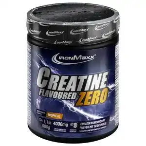 Creatin-Pulver IronMaxx Creatine Powder Flavoured Zero, Tropical