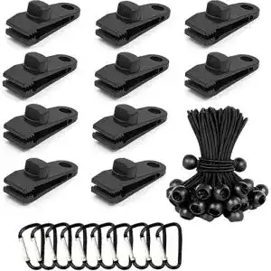 Planenclips Langaelex 10x Zelt Clips Zeltplanen-Klemme