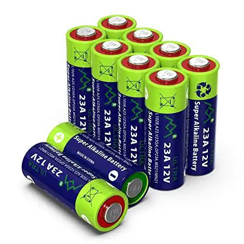 12V-Batterien GutAlkaLi 10 Stück 23A 12V Batterie, A23S
