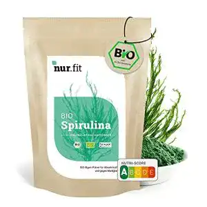 Spirulina-Pulver Nurafit nur.fit BIO Spirulina Pulver 500g