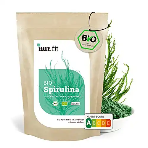 Spirulina-Pulver Nurafit nur.fit BIO Spirulina Pulver 500g