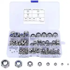 Muttern HAUSPROFI Set 170 Stück Schraubensicherung